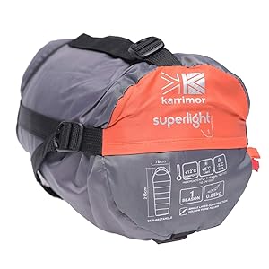 新品1058　カリマーシュラフオレンジKarrimor Superlight 1 Amazon.co.jp: カリマー 寝袋 シュラフ マミー型 軽量 キャンプ